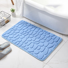 Load image into Gallery viewer, Cobblestone Embossed Bathroom Bath Mat