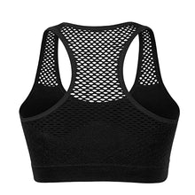 Load image into Gallery viewer, Quick drying mesh Top shockproof fitness women's bra removable cushion