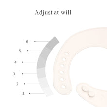 Load image into Gallery viewer, Cartoon animal print Baby Bib waterproof soft silicone adjustable