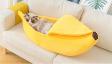 Load image into Gallery viewer, Funny Banana Cat Bed House Cute Cozy Cat Mat Beds