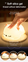 Load image into Gallery viewer, USB rechargeable silicone night light with remote control