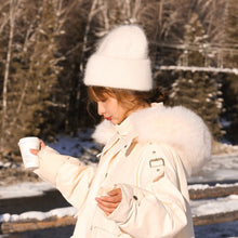 Load image into Gallery viewer, Winter Hats for Women Warm Rabbit Fur Hair Female Caps