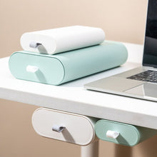 Load image into Gallery viewer, Office Desk Bottom Finishing Box Desktop Storage Box