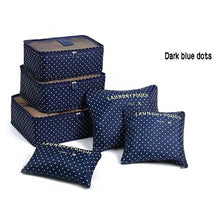 Load image into Gallery viewer, 6pcs Travel Storage Bags Clothes Shoes Underwear Suitcase Organizer Bags