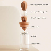 Load image into Gallery viewer, Kitchen Silicone Oil Bottle Baking Grill Oil Brush Dispensing Tool