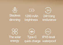 Load image into Gallery viewer, LED rechargeable waterproof portable camping light tent light