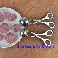 Load image into Gallery viewer, Stainless Steel Meatball Maker Clip Fish Ball Rice Ball Making Mold Form Tool