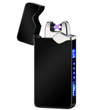Load image into Gallery viewer, With LED power display windproof double arc lighter plasma charging USB