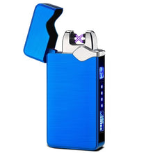 Load image into Gallery viewer, With LED power display windproof double arc lighter plasma charging USB
