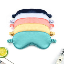 Load image into Gallery viewer, Women's silk like sleeping eye mask portable travel eye mask