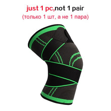 Load image into Gallery viewer, Men Pressurized Elastic Knee Pads Support Fitness Gear
