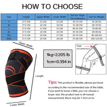 Load image into Gallery viewer, Men Pressurized Elastic Knee Pads Support Fitness Gear