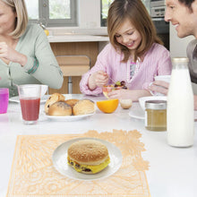 Load image into Gallery viewer, PVC Hollow Rectangular Western Food Mat Home Accessories