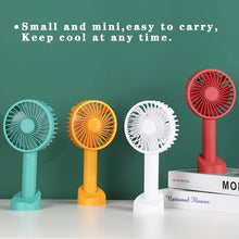 Load image into Gallery viewer, USB rechargeable mini portable fan for outdoor travel