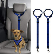 Load image into Gallery viewer, 2 Pack Adjustable Pet Safety Car Seat Belt Harness