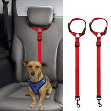 Load image into Gallery viewer, 2 Pack Adjustable Pet Safety Car Seat Belt Harness