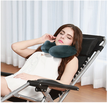 Load image into Gallery viewer, Inflatable Travel Pillow with Drawstring Bag