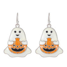 Load image into Gallery viewer, Halloween trick or treat earrings

