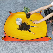Load image into Gallery viewer, Waterproof folding planting mat garden pot mat
