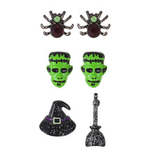 Load image into Gallery viewer, Halloween trick or treat earrings
