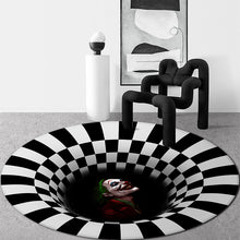 Load image into Gallery viewer, Round carpet with 3D stereo vision
