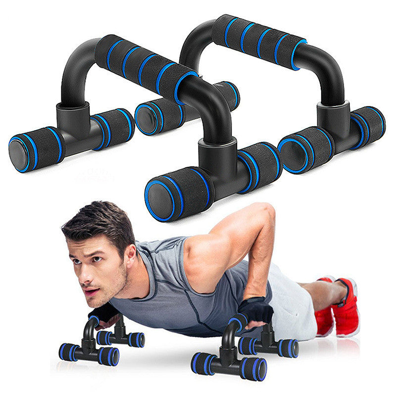 Chest muscle training fitness equipment sponge I type push up frame