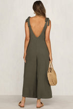 Load image into Gallery viewer, Women Sleeveless Halter Jumpsuit Bandage Rompers
