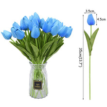Load image into Gallery viewer, 10 Tulip artificial flowers for wedding home decoration
