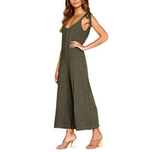 Load image into Gallery viewer, Women Sleeveless Halter Jumpsuit Bandage Rompers
