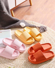 Load image into Gallery viewer, Men&#39;s and women&#39;s summer beach soft bottom bathroom slippers
