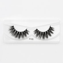 Load image into Gallery viewer, 10 Pairs 3-D mink eyelashes with messy natural false eyelashes
