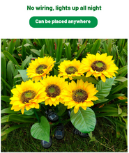 Load image into Gallery viewer, Garden lights Solar LED Light Waterproof Sunflower Lawn Light
