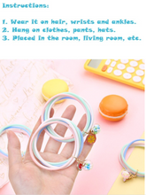 Load image into Gallery viewer, Anti mosquito Bracelet outdoor anti mosquito wristband hair rope rubber band
