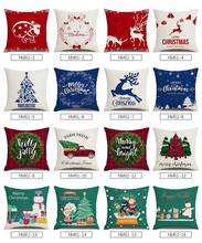 Load image into Gallery viewer, A set of 4-piece 18x18in Christmas Pillow Covers
