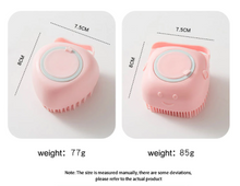 Load image into Gallery viewer, Dog Bath Brush Comb Silicone SPA Shampoo Massage Brush
