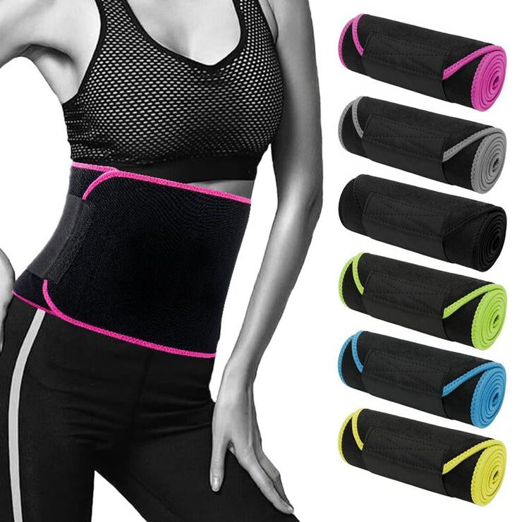 Men Women Waist Girdle Sport Belt Tummy Corset Weight Loss Fat Burner