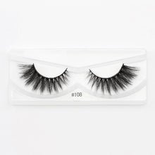 Load image into Gallery viewer, 10 Pairs 3-D mink eyelashes with messy natural false eyelashes
