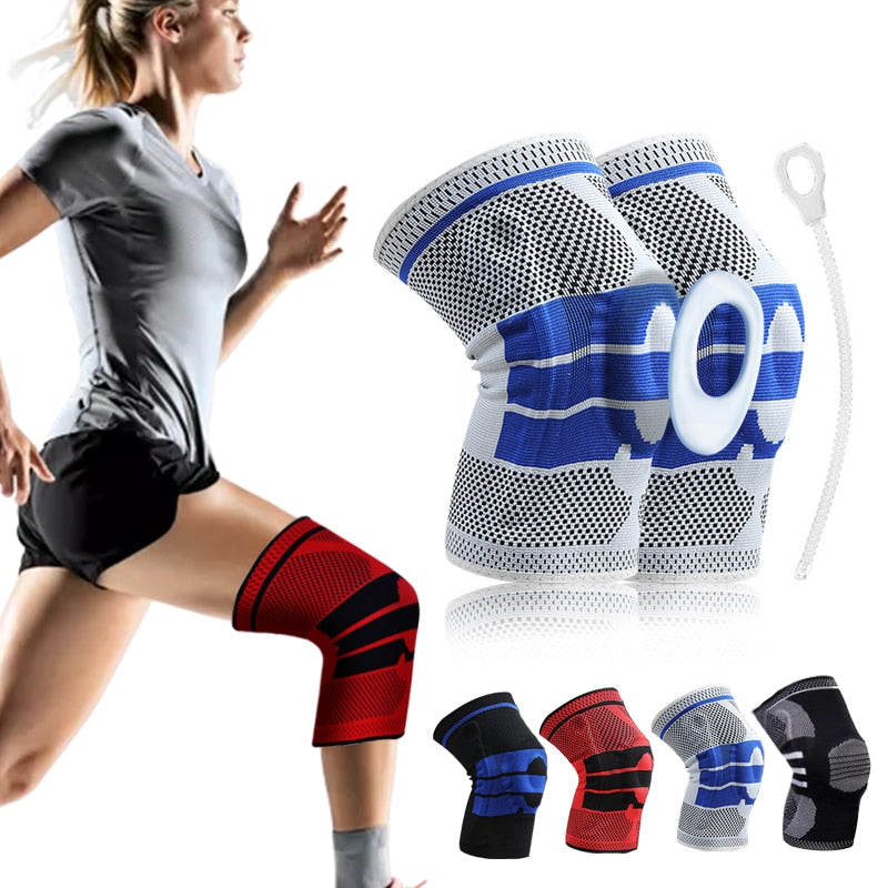 Sport Running Fitness Knee Sleeve Support Compression Pad Brace Protector