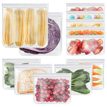 Load image into Gallery viewer, 3 PCS Silicone Food Storage Containers Leakproof Reusable
