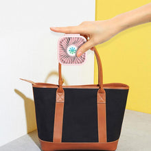 Load image into Gallery viewer, Mini Folding Desk Fan Lazy Hanging Neck Fan with String
