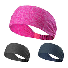 Load image into Gallery viewer, 3 Pack Unisex Yoga Headband Nonslip Elastic Stretch Headwrap
