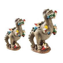 Load image into Gallery viewer, 2 Sizes Garden Dinosaur Statue Gnome Funny Dwarf Resin Statue
