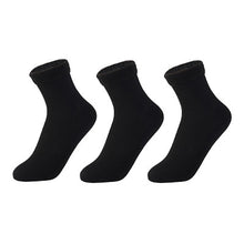 Load image into Gallery viewer, 3 Pairs/Set Women&#39;s Winter Warm Socks Thicken Thermal Nylon Solid Color Socks
