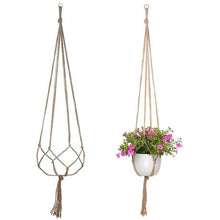 Load image into Gallery viewer, 3 Pack Hanging Garden Plant Pot Net with Hooks
