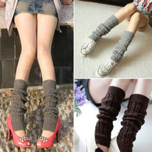 Load image into Gallery viewer, Ladies Winter Warm Knit High Knee Leggings

