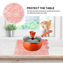 Load image into Gallery viewer, PVC Hollow Rectangular Western Food Mat Home Accessories
