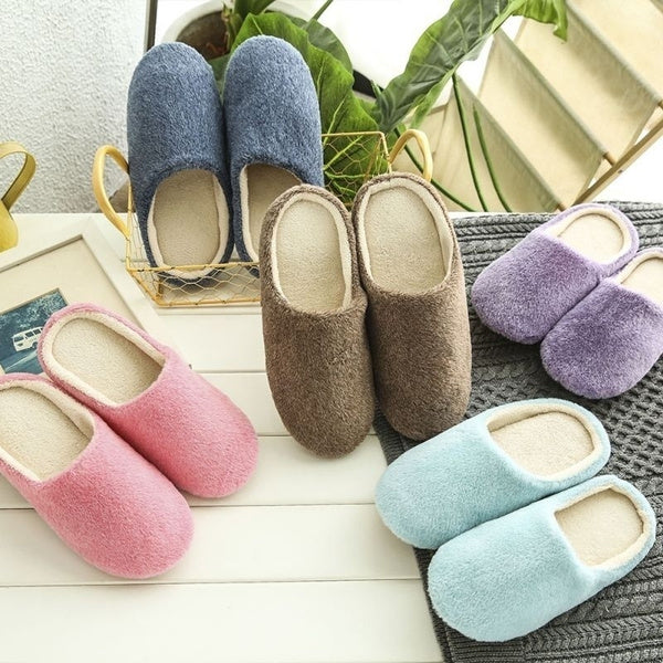 Fashion Unisex Winter Warm Velvet Slippers