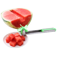 Load image into Gallery viewer, Stainless Steel Watermelon Slicer Cutter Knife with Melon Baller Scoop Extra
