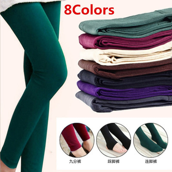 autumn and winter women's fashion warm leggings