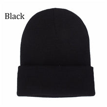 Load image into Gallery viewer, 2 Psc winter warm solid color knitted hat
